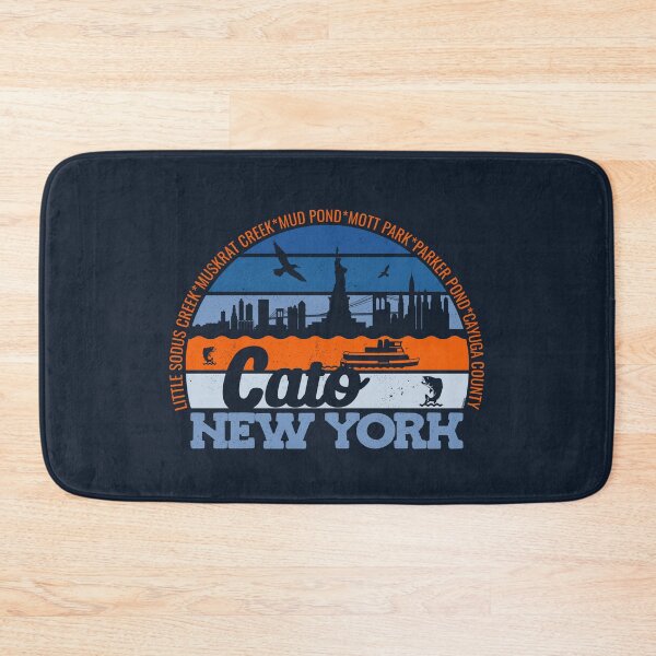 Item preview, Cato New York Sunset Retro Vintage Local Pride Logo designed and sold by CRHPOD20.