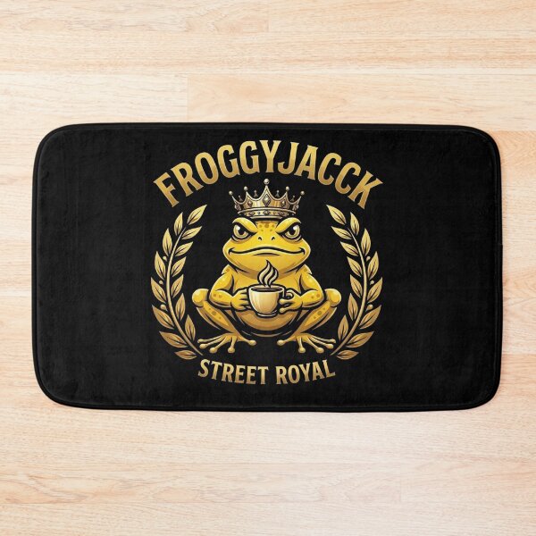 Item preview, FroggyJacck Street Royal Crowned Frog Coffee Mug Crest designed and sold by FroggyJacck.