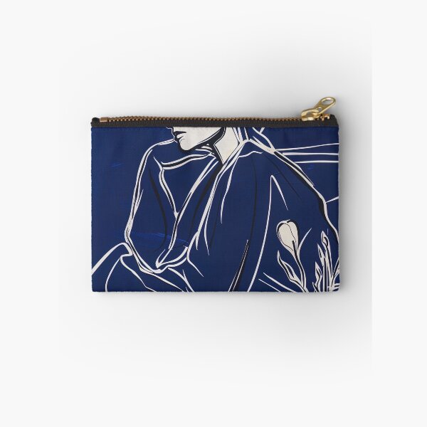 Item preview, Cypriot woman - Blue Abstract Art designed and sold by shadow-bloom.