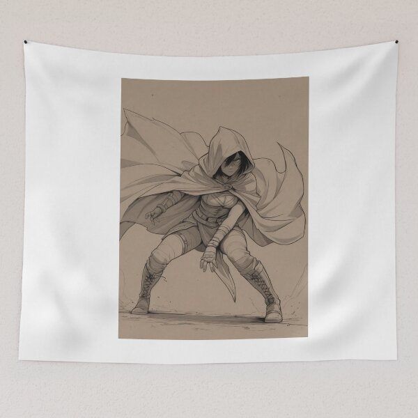 Item preview, Art - Stylized Female Figure, Dynamic Manga and Comics Aesthetic designed and sold by AnimeShin.