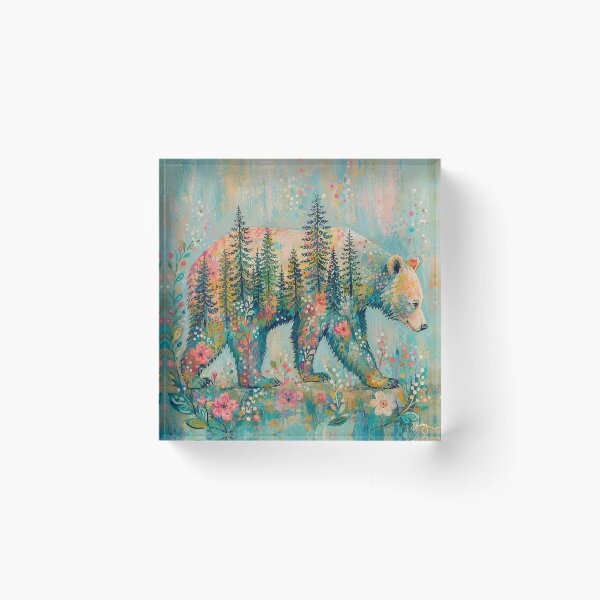 Item preview, Whispering Pines Bear designed and sold by Art by Erin Elyse.
