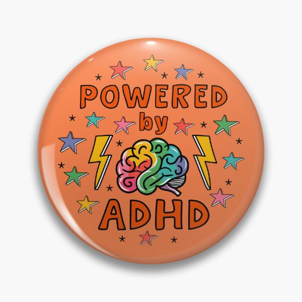 Item preview, Powered by ADHD Rainbow Brains  designed and sold by KrisInStitches.