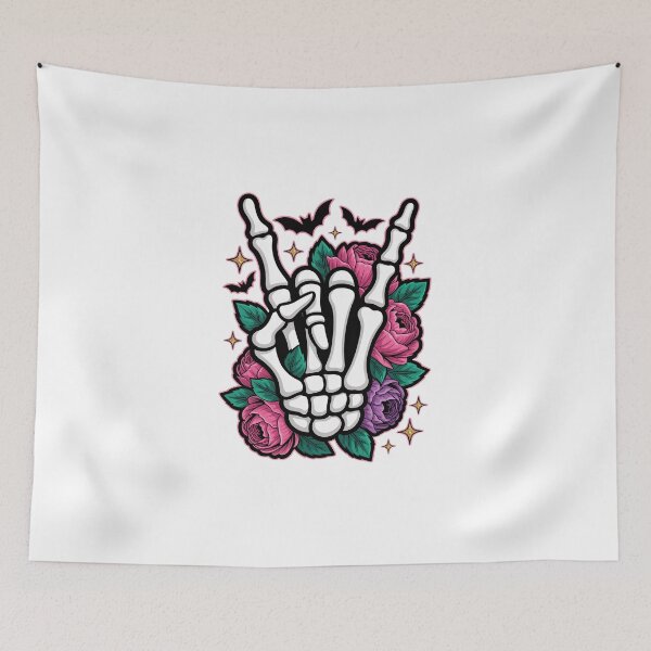Item preview, Rock Hand Sign with Roses designed and sold by jkrphoto.