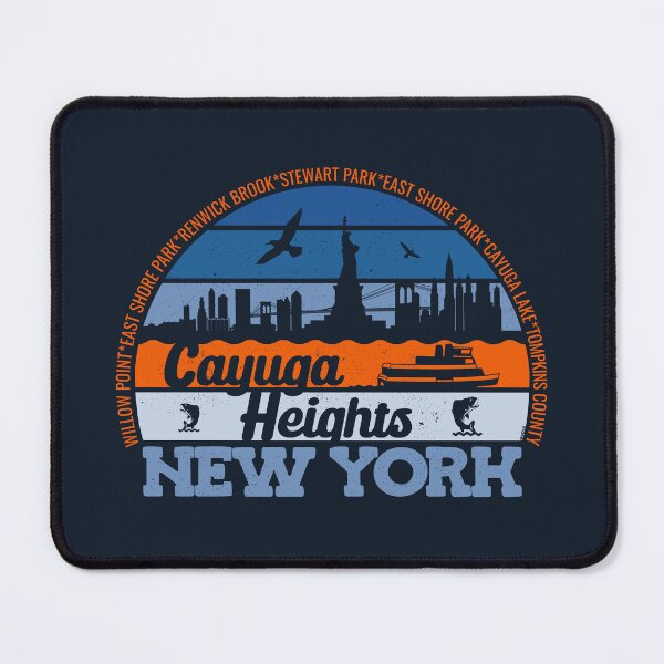 Item preview, Cayuga Heights New York Sunset Retro Vintage Local Pride Logo designed and sold by CRHPOD20.