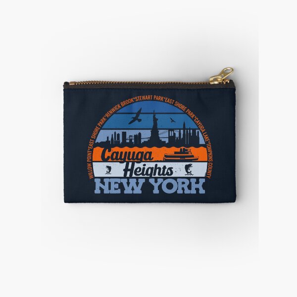 Item preview, Cayuga Heights New York Sunset Retro Vintage Local Pride Logo designed and sold by CRHPOD20.
