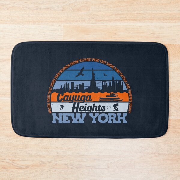 Item preview, Cayuga Heights New York Sunset Retro Vintage Local Pride Logo designed and sold by CRHPOD20.
