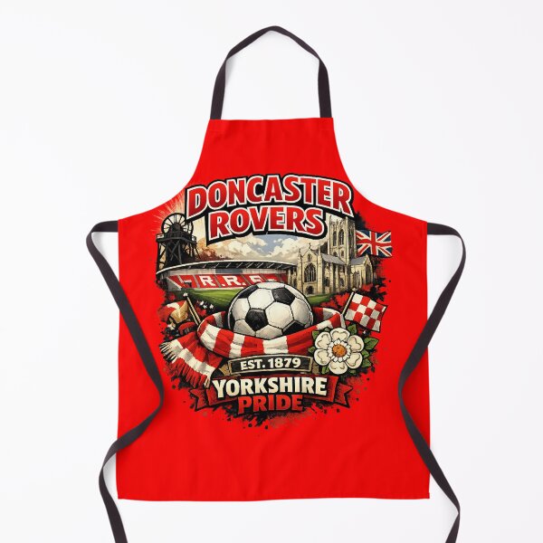 Item preview, Doncaster Rovers – Yorkshire Pride | Retro Football Fan T-Shirt Design designed and sold by GarnerSupplyCo.