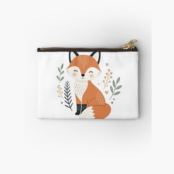 Item preview, Little Fox Sticker with Foliage designed and sold by Snurly.