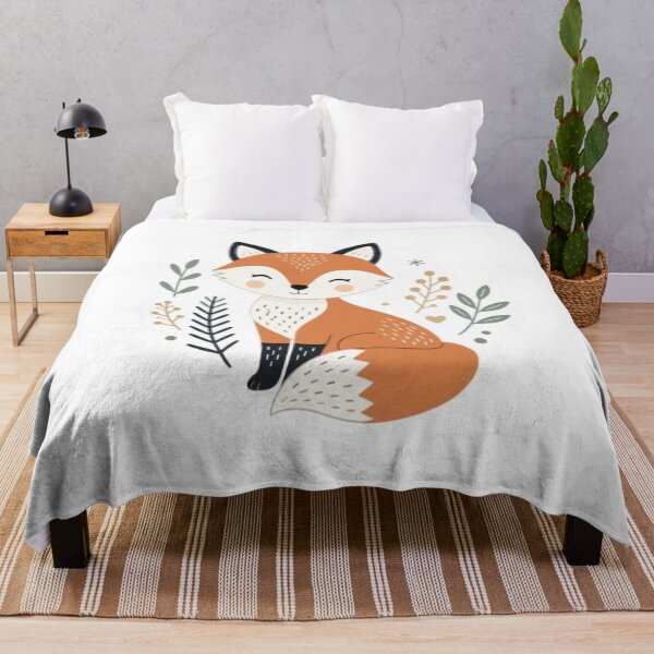 Item preview, Little Fox Sticker with Foliage designed and sold by Snurly.