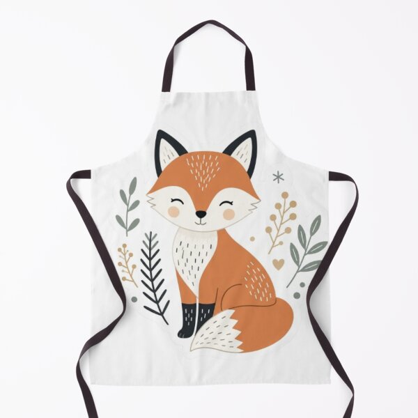 Item preview, Little Fox Sticker with Foliage designed and sold by Snurly.