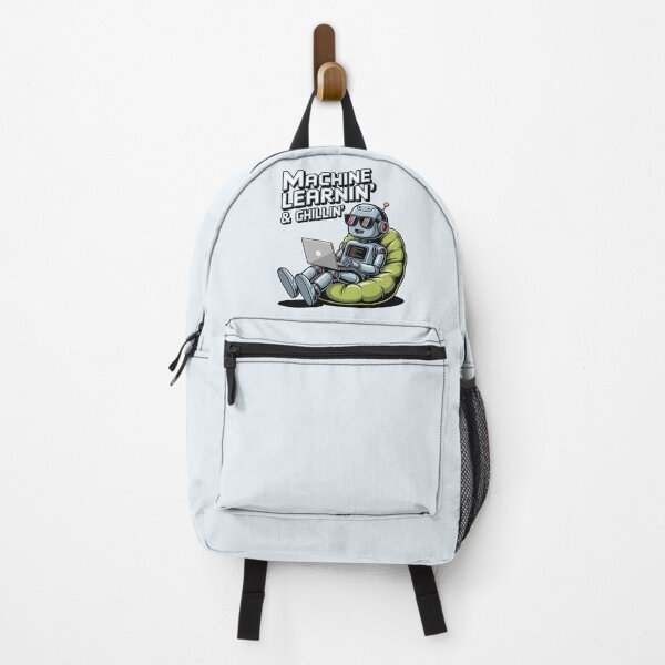 Item preview, Machine Learnin’ & Chillin’ – Funny AI Tech Humor Design designed and sold by Jollys-ArtShop.