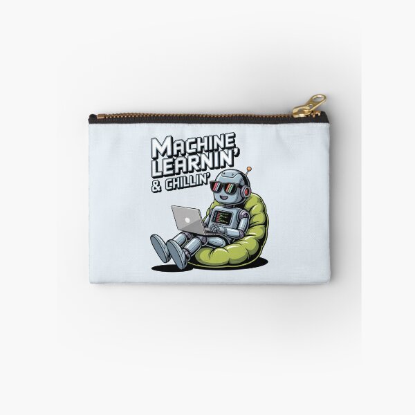 Item preview, Machine Learnin’ & Chillin’ – Funny AI Tech Humor Design designed and sold by Jollys-ArtShop.