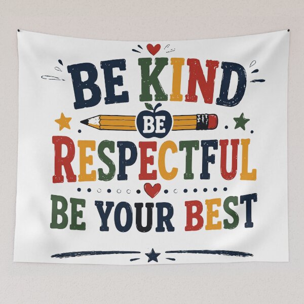 Item preview, Be Kind Be Respectful Be Your Best T-Shirt | Positive Classroom Teacher Shirt designed and sold by Sunday.Supply.