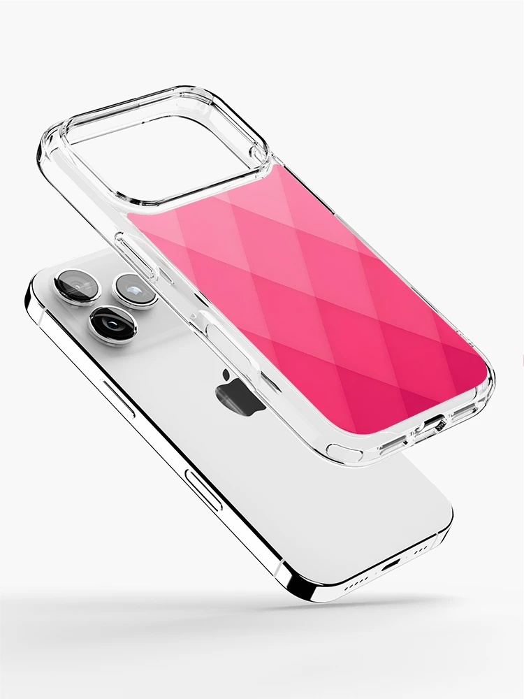 Thumbnail 2 of 5, iPhone Case, Pink Colour Gradient Pattern Design designed and sold by DigitalPromt.