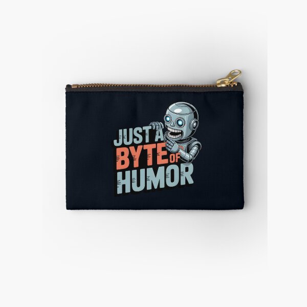 Item preview, Just a Byte of Humor – Funny AI Robot Tech Pun Design designed and sold by Jollys-ArtShop.