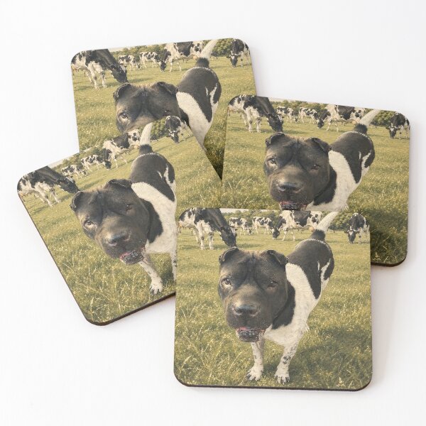 Item preview, Moolawn Black and White Shar Pei Dog Jersey Cow Print designed and sold by RescueHeart10.