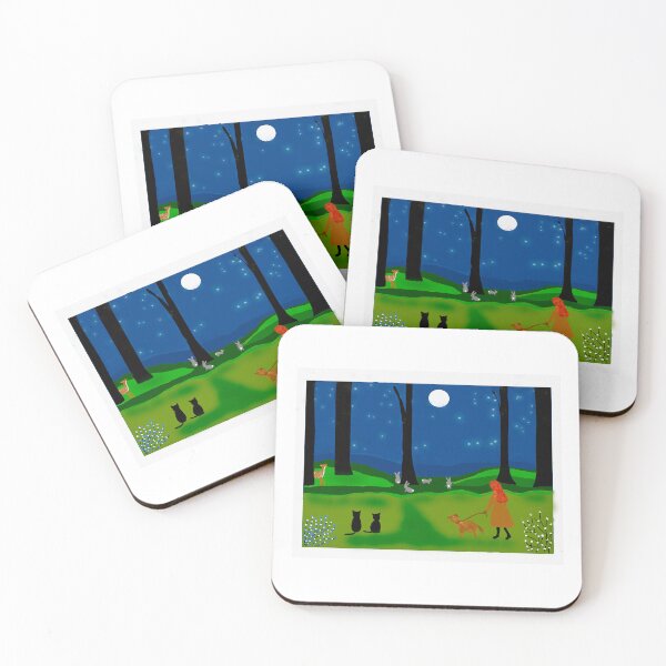 Item preview, Night Stroll in the Forest designed and sold by Elaine M Hayward .