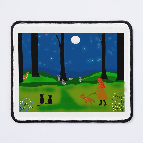 Item preview, Night Stroll in the Forest designed and sold by Elaine M Hayward .