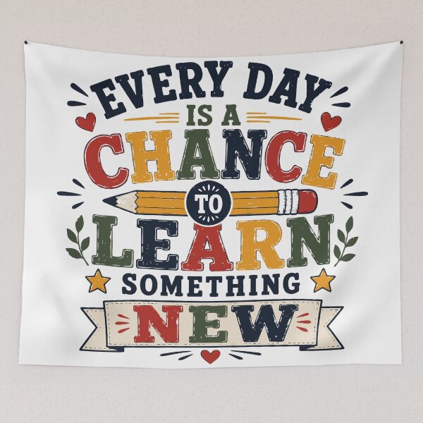 Item preview, Every Day Is a Chance to Learn Something New T-Shirt | Inspirational School Shirt designed and sold by Sunday.Supply.
