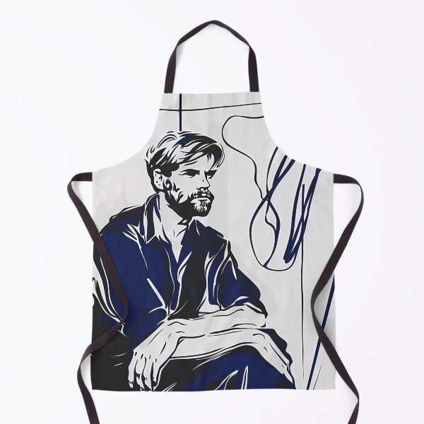 Item preview, D.H. Lawrence, author - Blue Abstract Art designed and sold by shadow-bloom.