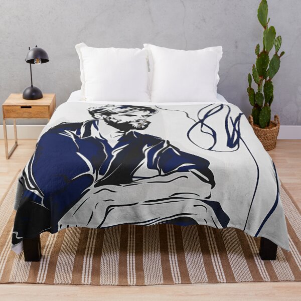 Item preview, D.H. Lawrence, author - Blue Abstract Art designed and sold by shadow-bloom.