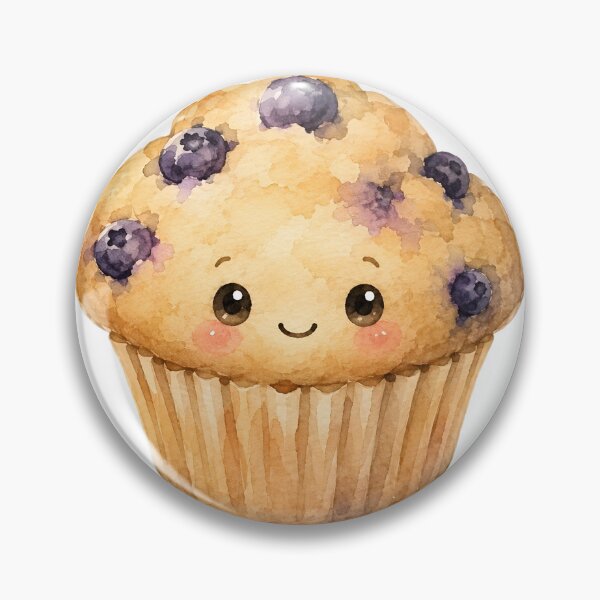 Item preview, Blueberry muffin  designed and sold by Little Happy Things.