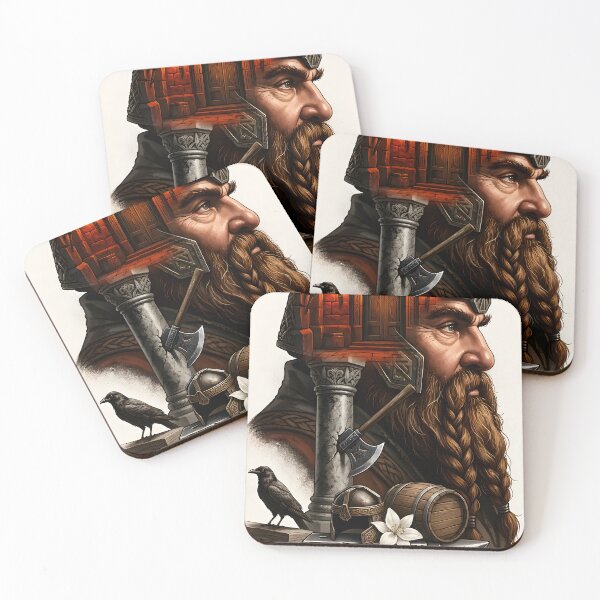 Item preview, Gimli the Dwarf | Lord of the Rings Unofficial Fan Art designed and sold by My Artprintz.