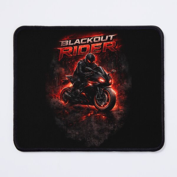 Item preview, Blackout Rider Motorcycle T-Shirt – Dark Sportbike Racing Graphic designed and sold by Stylestickers55.