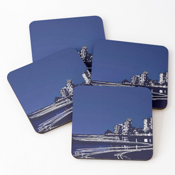Item preview, Da Nang, Vietnam - Blue Abstract Art designed and sold by shadow-bloom.