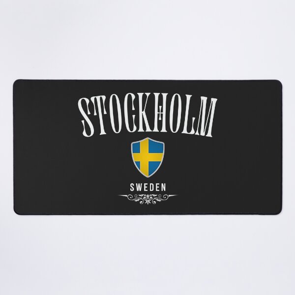 Item preview, Stockholm Sweden, elegant minimalist design designed and sold by Dressyourflag.