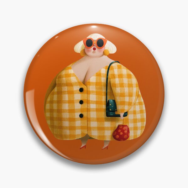 Item preview, Plus size retro fashionista  designed and sold by The Retro Stop.