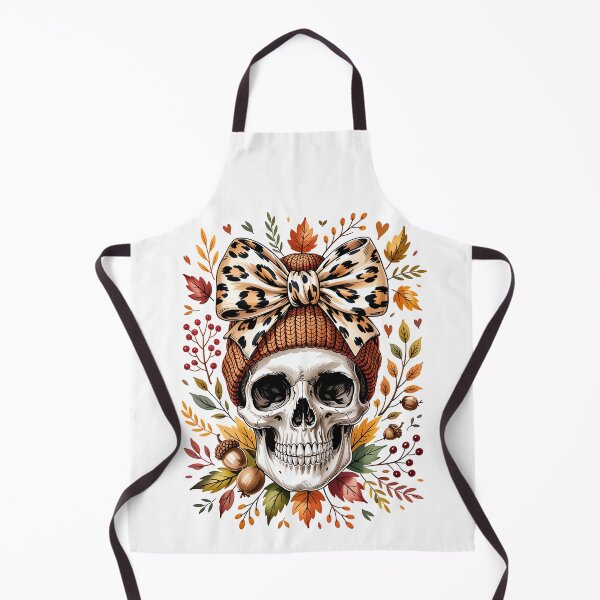 Item preview, Skull with Leopard Print Bow designed and sold by jkrphoto.