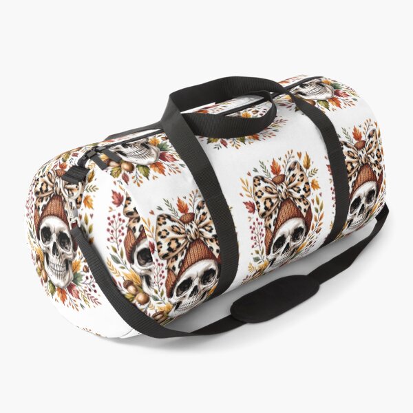 Item preview, Skull with Leopard Print Bow designed and sold by jkrphoto.