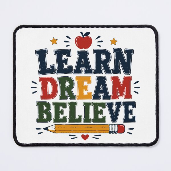 Item preview, Learn Dream Believe T-Shirt | Inspirational School Student Teacher Shirt designed and sold by Sunday.Supply.