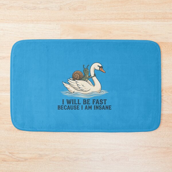 Item preview, I will be fast because I am insane - A snail driving swan designed and sold by ParadoxParadox.