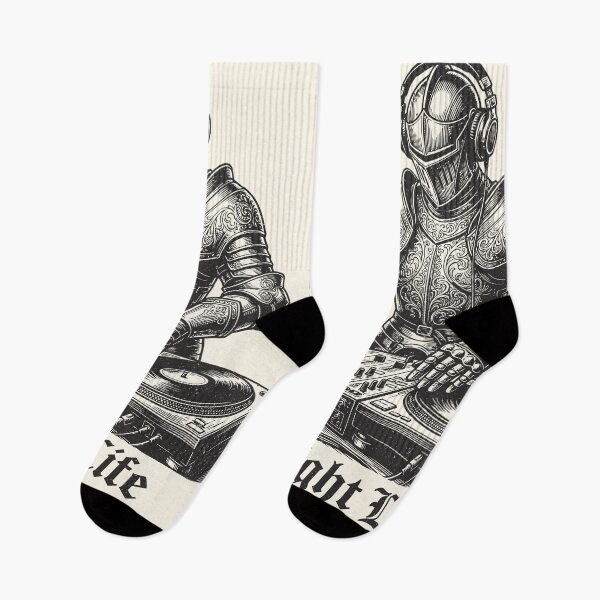 Item preview, Medieval Knight Life Funny DJ Music Lover Warrior   designed and sold by Y-Vibes.