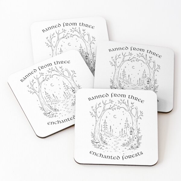 Item preview, Banned From Three Enchanted Forests - Funny Fairycore Fantasy Meme designed and sold by witchlingart.