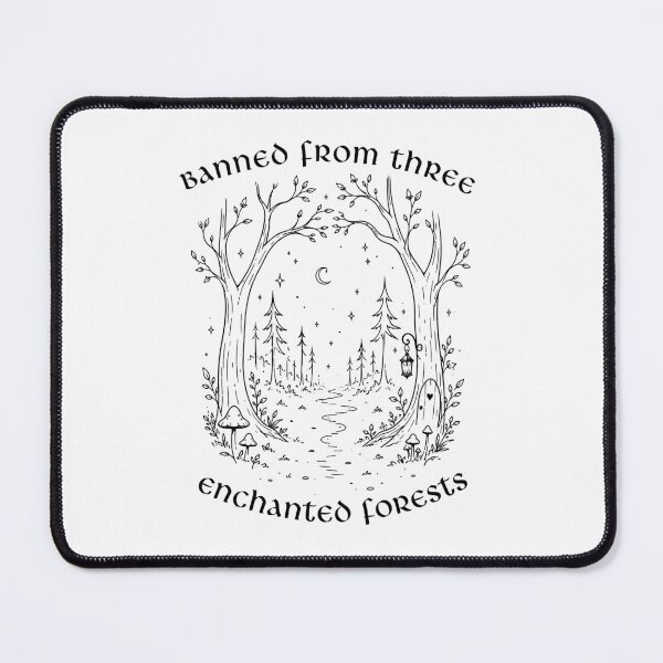 Item preview, Banned From Three Enchanted Forests - Funny Fairycore Fantasy Meme designed and sold by witchlingart.