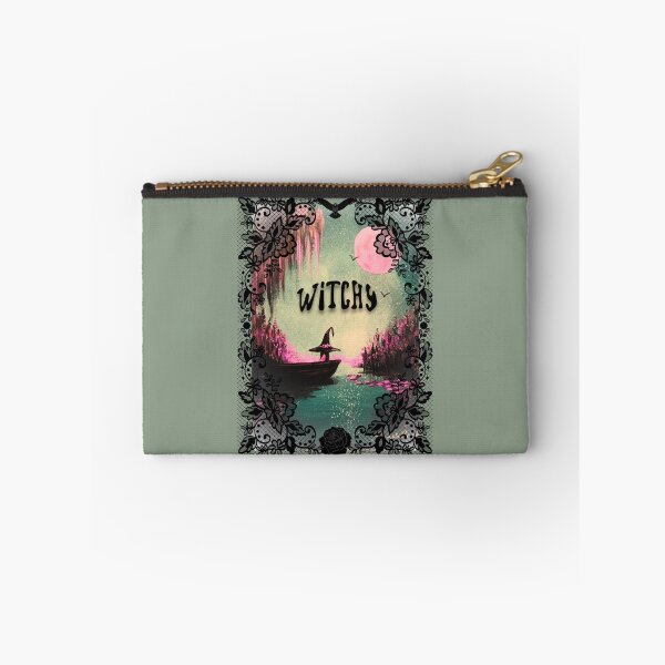 Item preview, Witchy Pink Moon Misty Swamp Gothic Art designed and sold by ArtistsAtticWI.
