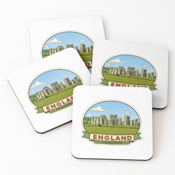 Item preview, Stonehenge England Travel Souvenir Stickers designed and sold by CROMA-Art.