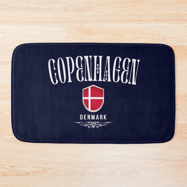 Item preview, Copenhagen, Denmark: elegant and minimalist design designed and sold by Dressyourflag.