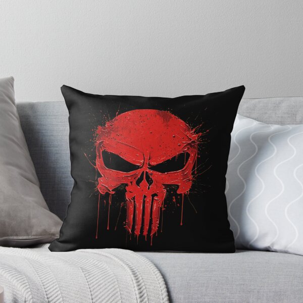 Item preview, Punisher Blood Reaper Skull | Gothic Horror Red Drip Skull Art designed and sold by Keelan Mcdowall.