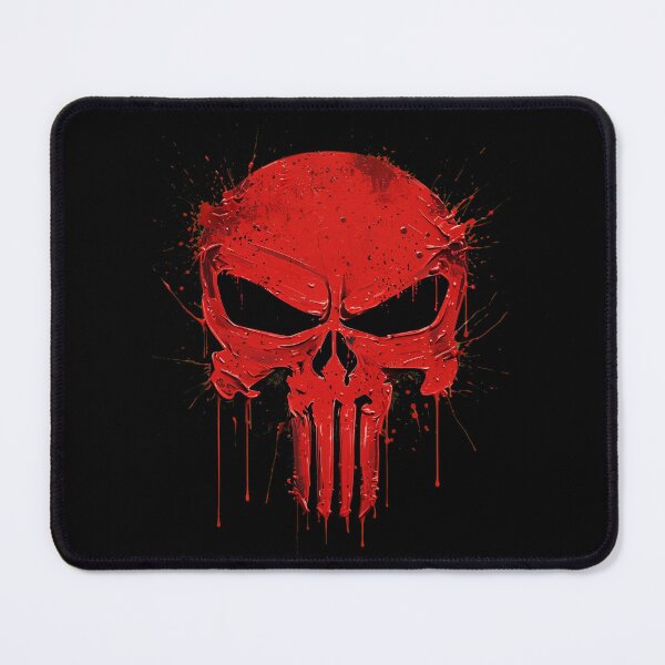 Item preview, Punisher Blood Reaper Skull | Gothic Horror Red Drip Skull Art designed and sold by Keelan Mcdowall.