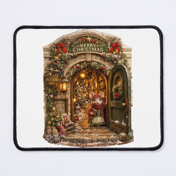 Item preview, Christmas Mouse Bookshop – Secret Holiday Doorway designed and sold by GSizzle1.
