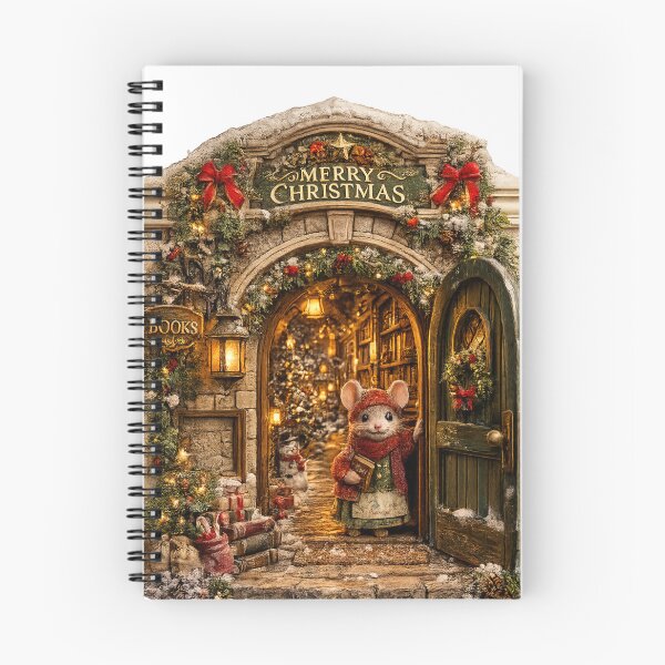 Item preview, Christmas Mouse Bookshop – Secret Holiday Doorway designed and sold by GSizzle1.