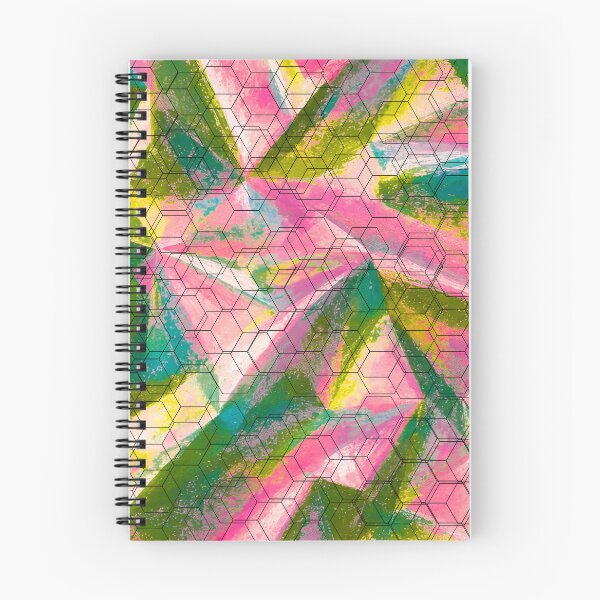 Item preview, Vibrant Hexagon Abstract Cubism Pattern designed and sold by Lougud.