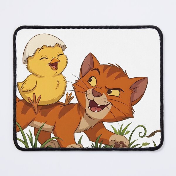 Item preview, Cute Cat & Chick Friendship designed and sold by Kimdavinci.