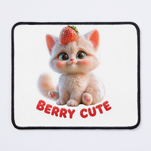 Item preview, Berry Cute Strawberry Kitten designed and sold by gerito1991bs.