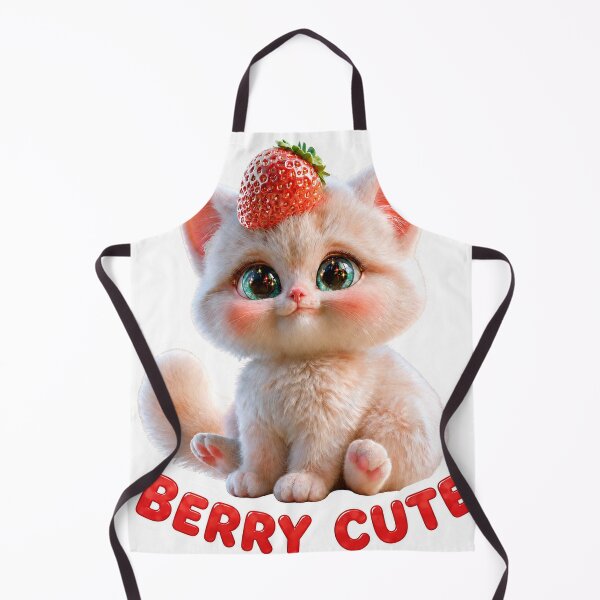 Item preview, Berry Cute Strawberry Kitten designed and sold by LunaDoodle01.