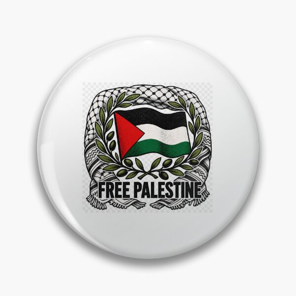 Item preview, Free Palestine Keffiyeh Olive Branch Flag Design designed and sold by Atlant11.